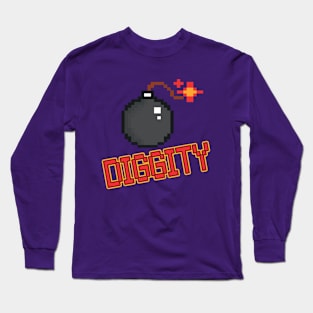 OG 8 BIT FUN - Bomb Diggity! Long Sleeve T-Shirt